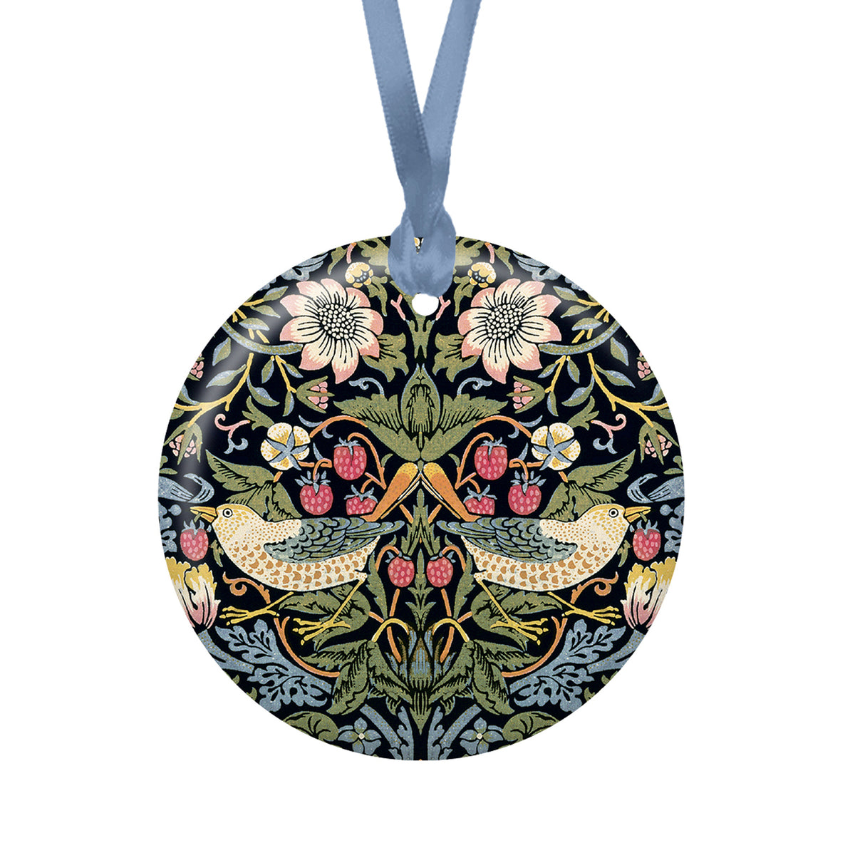 Wm Morris Strawberry Thief Year-round Keepsake Ornament