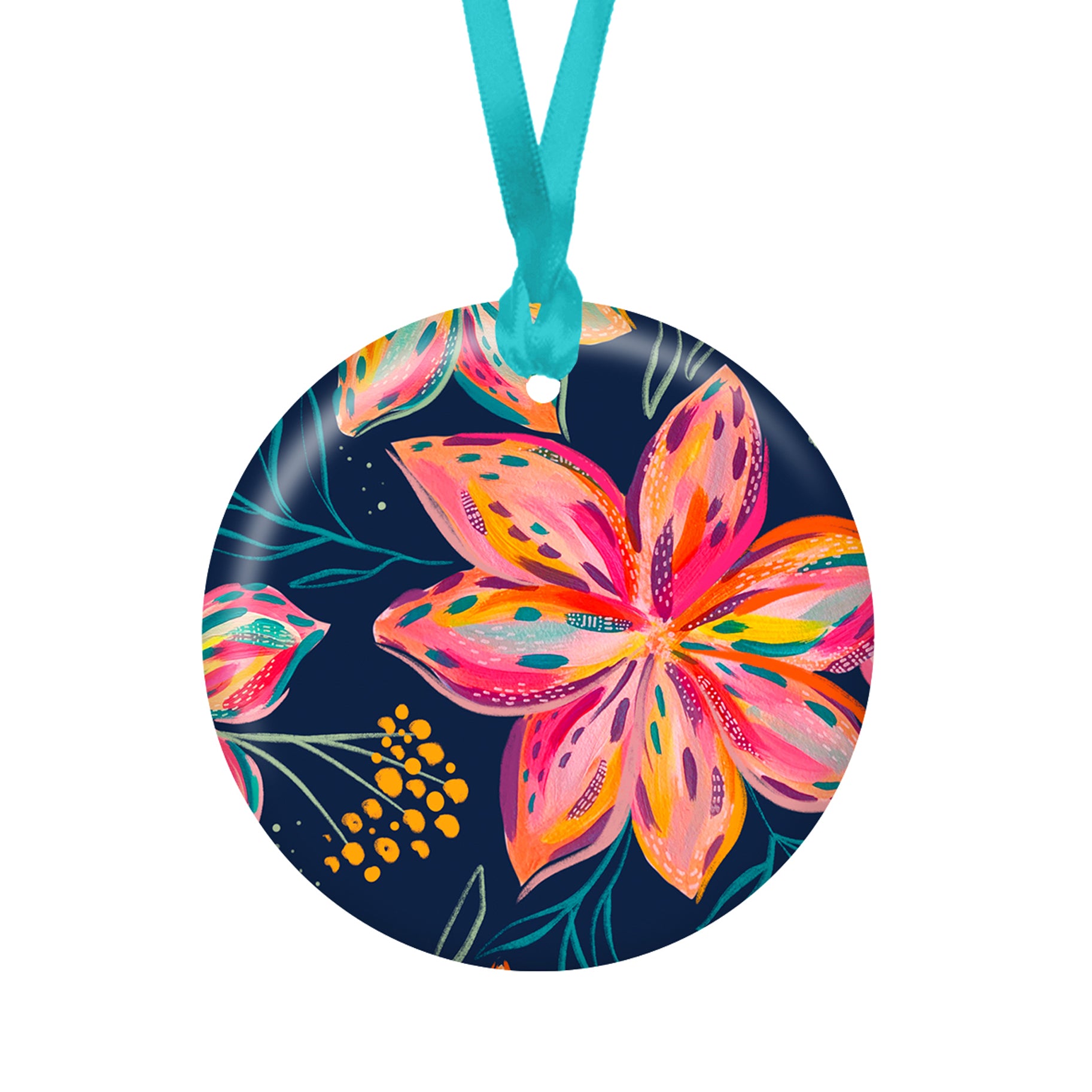 EttaVee's Bold Flowers Year-round Keepsake Ornament