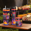 12 oz Stemless Wine Tumbler - Laurel Burch "Fantasticats"