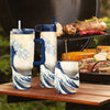 12 oz Stemless Wine Tumbler - Hokusai "The Great Wave"