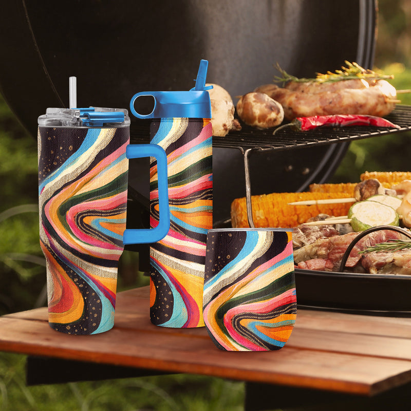 Water Bottle 24oz - EttaVee "Abstract 1"