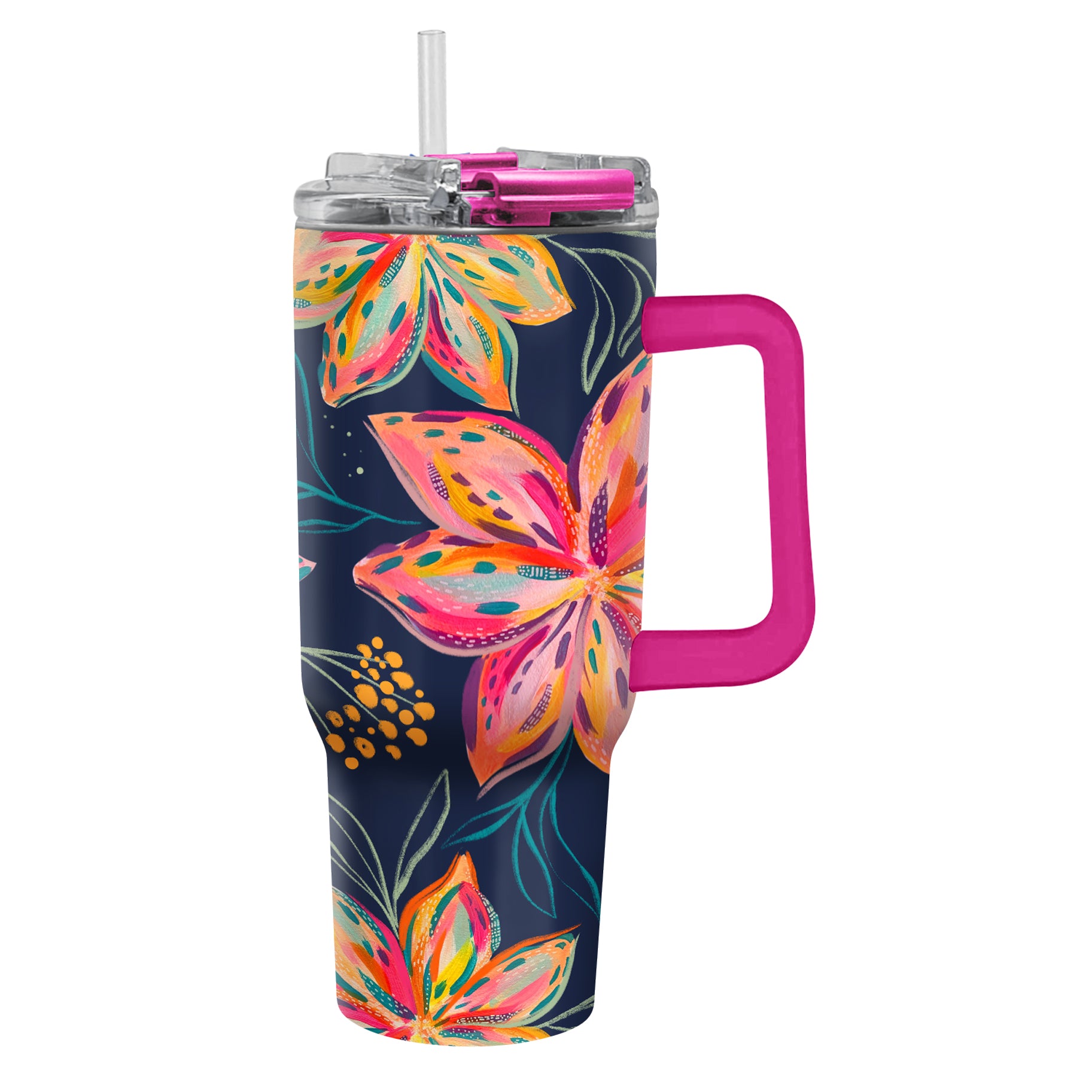 Tumbler 30oz - EttaVee "Bold Flowers"