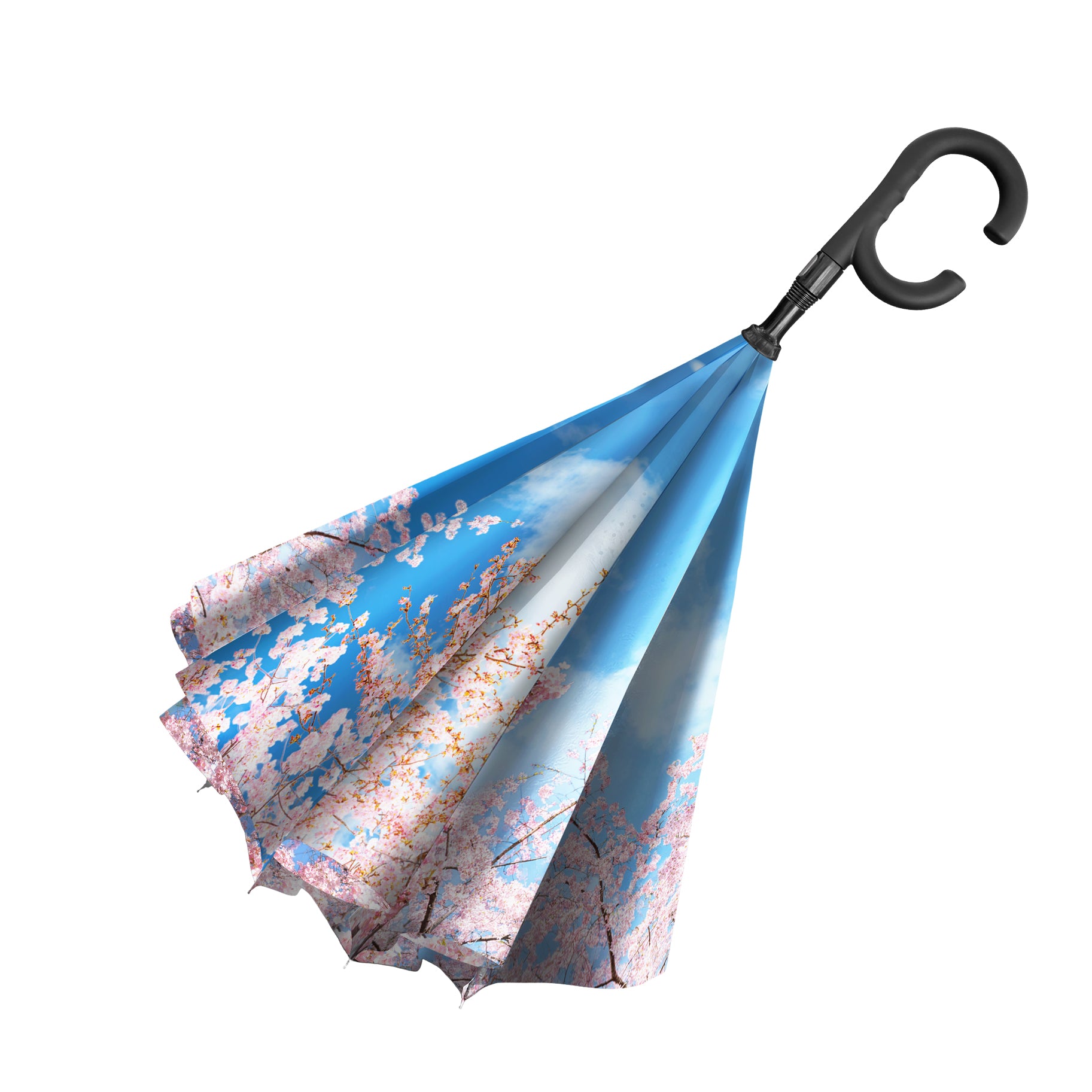 RainCaper Cherry Blossoms Reverse Umbrella