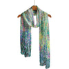 Monet Gardens at Giverny Silky-soft Polyester Sheer Long Scarf