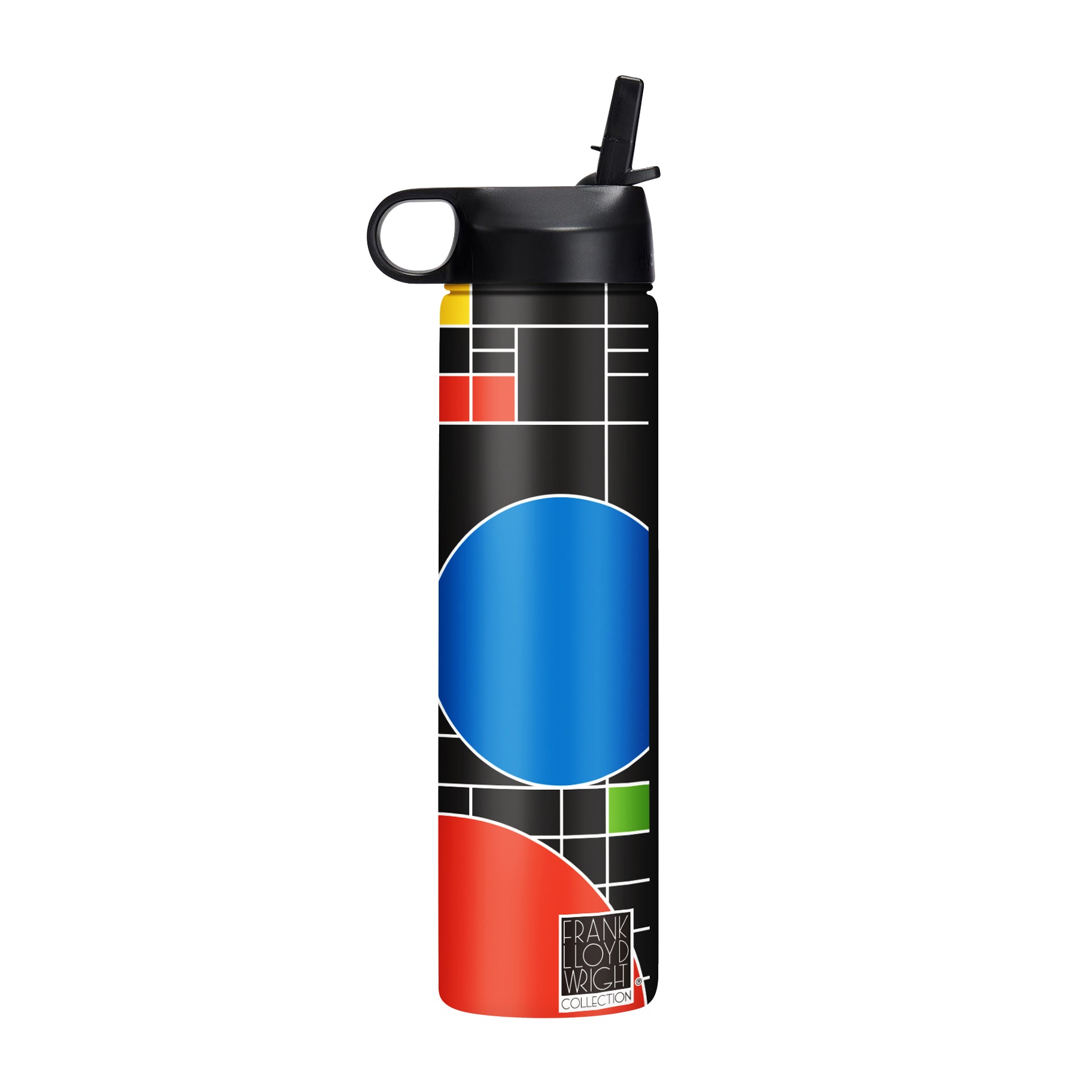 Water Bottle 24oz - Frank Lloyd Wright "Coonley Playhouse"