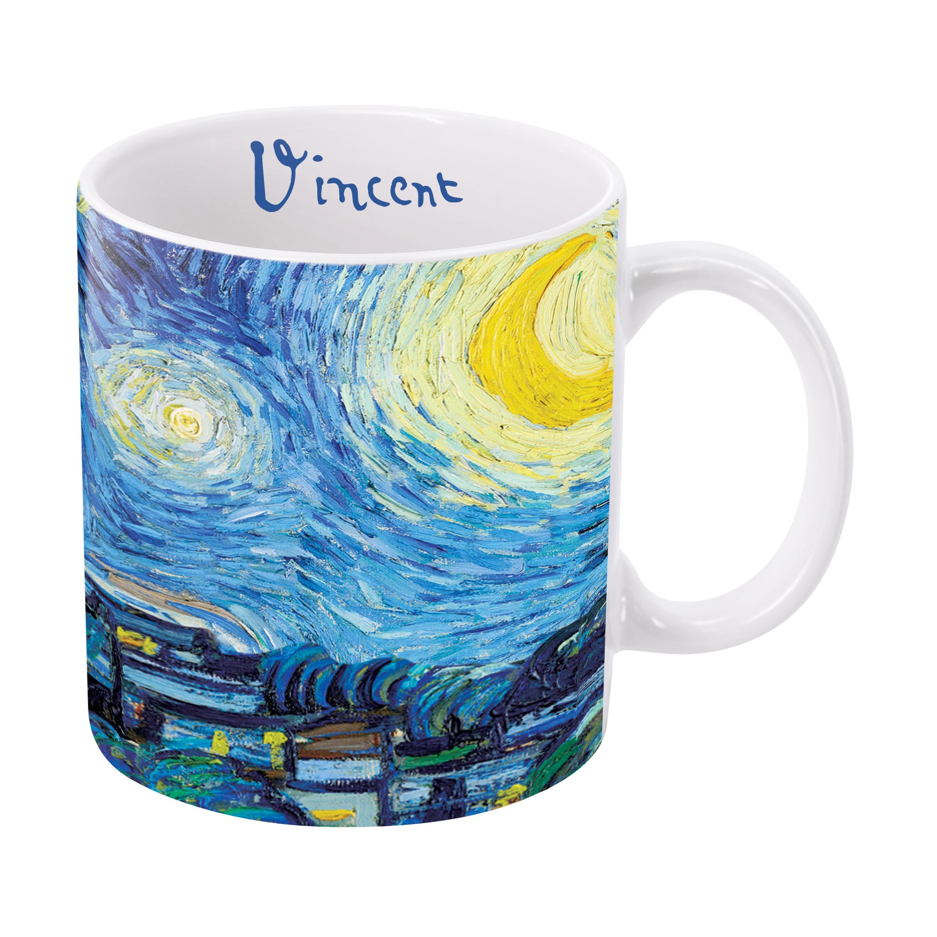 van Gogh Starry Night Large 11" Porcelain Fine Art Coffee and Tea Mug