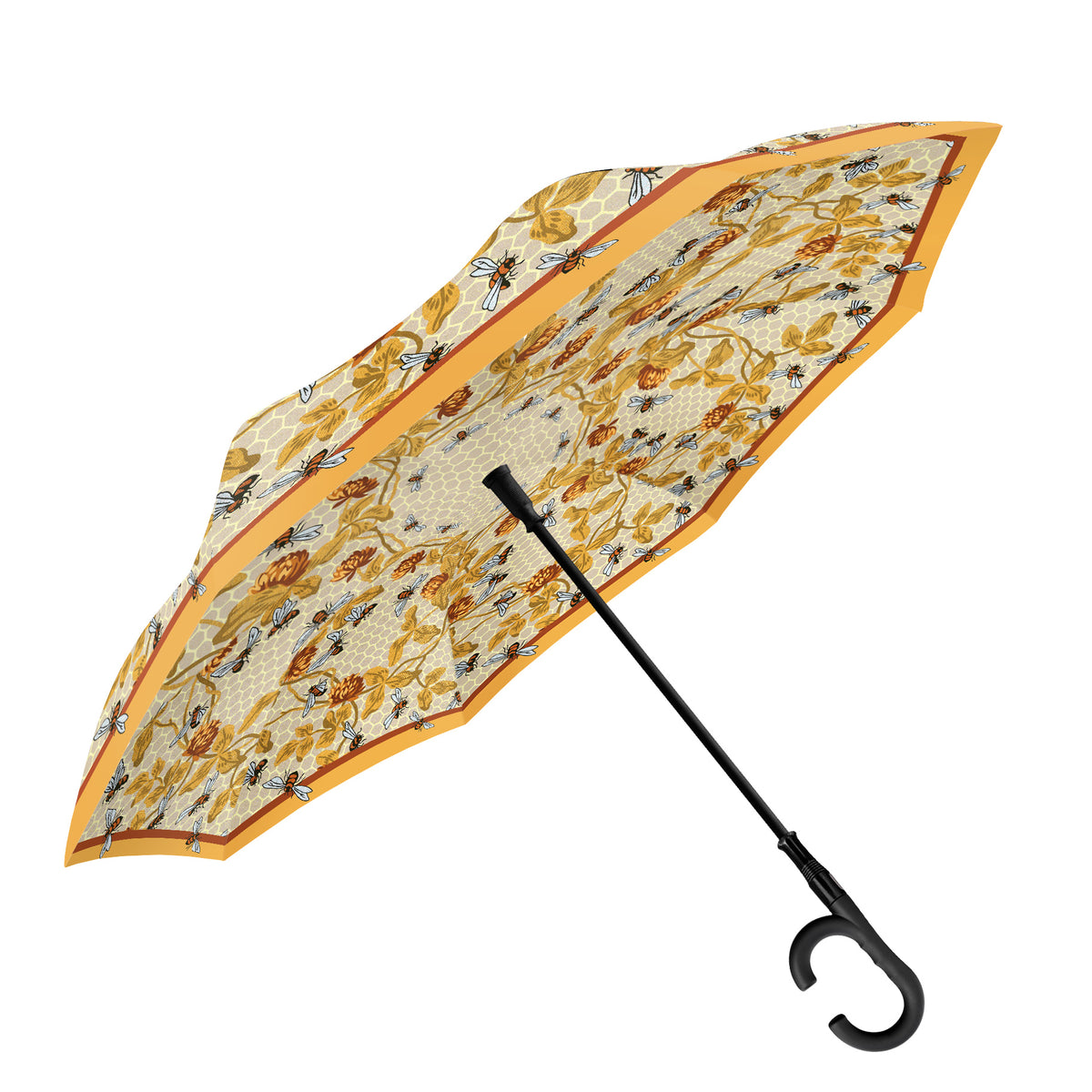 "Bees" by Mark Twain House Reverse Umbrella