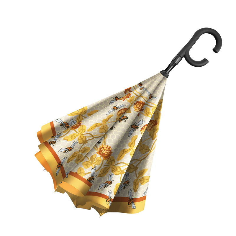 "Bees" by Mark Twain House Reverse Umbrella