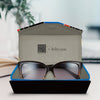Folding Glasses Case - Vegan, Trifold, Frank Lloyd Wright "Coonley Playhouse"