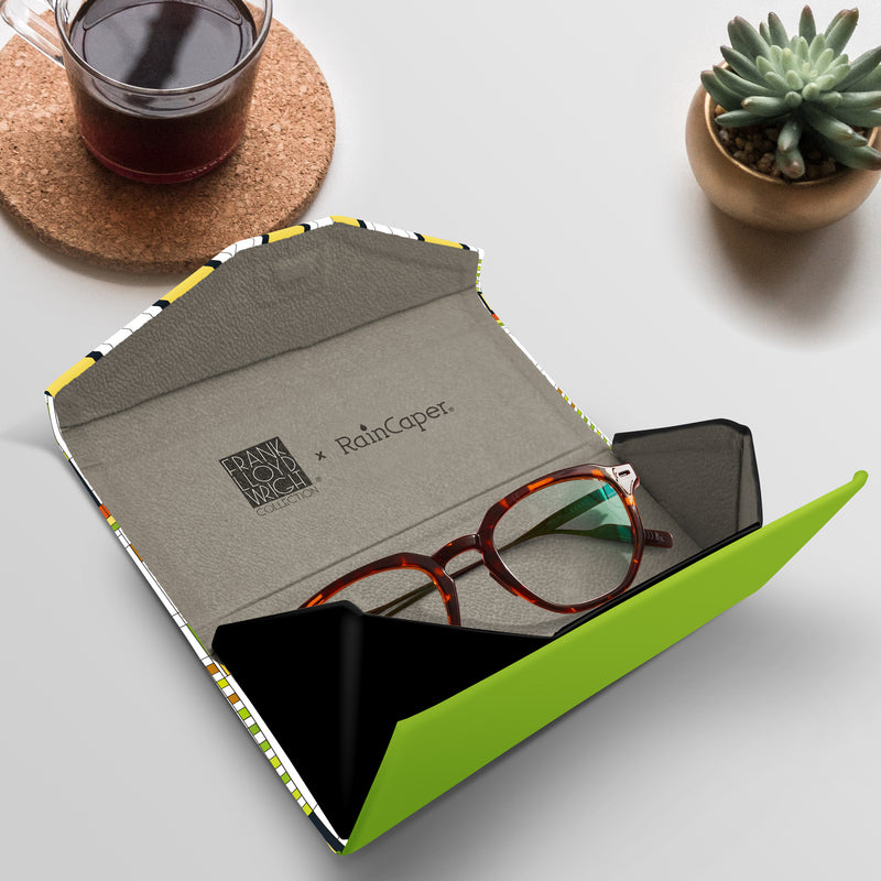 Frank Lloyd Wright "Tree of Life" Folding Glasses Case – Compact & Protective