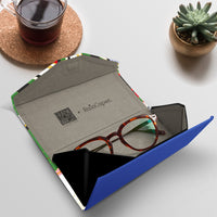 Frank Lloyd Wright "Hillside Curtain" Folding Glasses Case – Compact & Protective