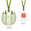Frank Lloyd Wright "Tree of Life" Porcelain Keepsake Ornament – Flat Ceramic, Gift-Ready