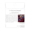 Frank Lloyd Wright "Hillside Curtain" Porcelain Keepsake Ornament – Flat Ceramic, Gift-Ready