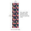 EttaVee's Bold Flowers Silky-soft Polyester Sheer Long Scarf