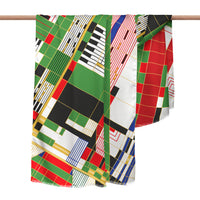 Frank Lloyd Wright Hillside Curtain Silk Blend Shawl – Lightweight & Elegant Evening Wrap