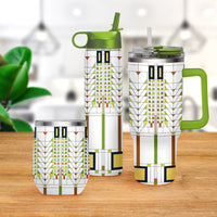 30 oz Tumbler - Frank Lloyd Wright "Tree of Life" - Silver Rim