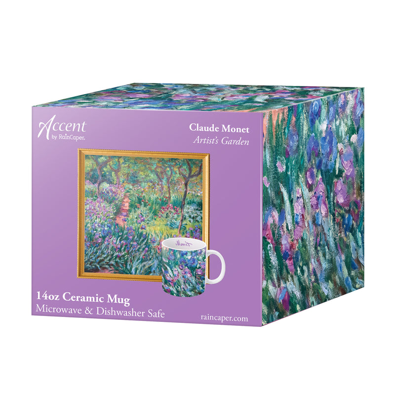 Monet Garden at Giverny Large Fine Art Mug – 14 oz Ceramic Coffee Cup