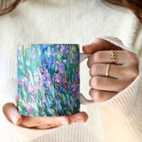 Monet Garden at Giverny Large Fine Art Mug – 14 oz Ceramic Coffee Cup