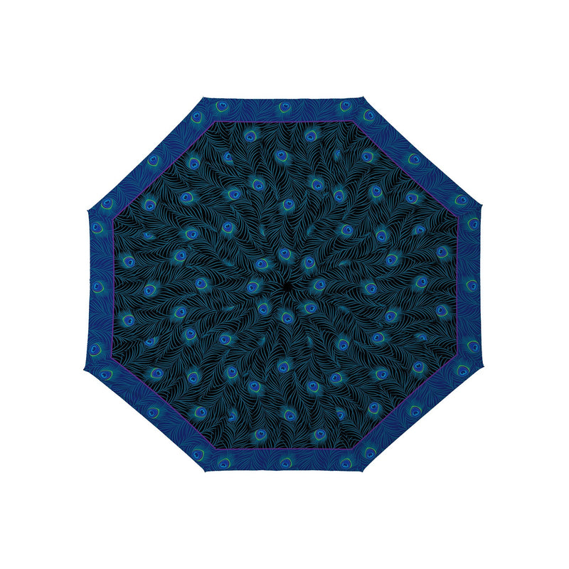 Peacock Reverse Inverted Umbrella – Hands-Free, Windproof Design