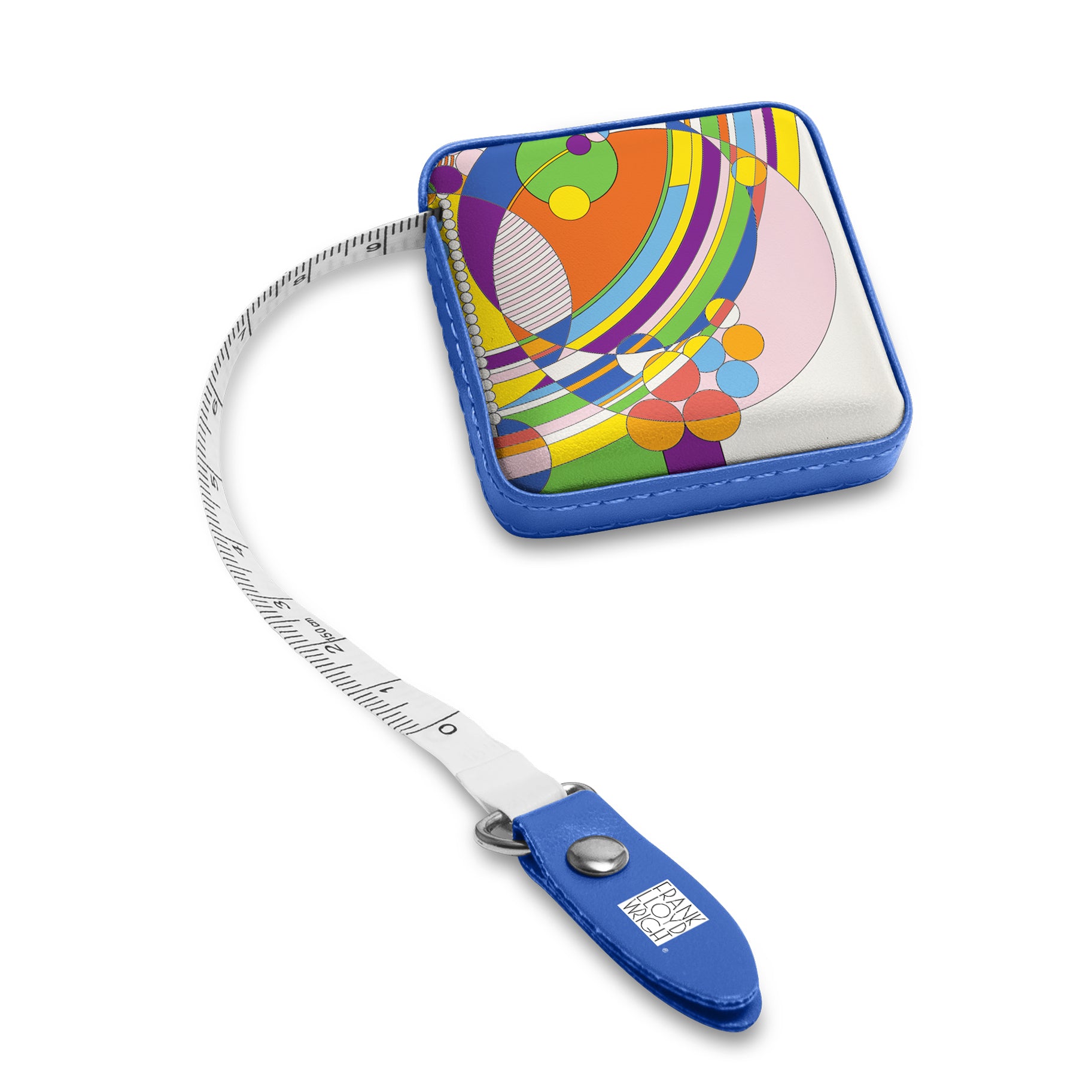 Frank Lloyd Wright "March Balloons" Compact Retractable Tape Measure – Dual-Sided, 60"/150cm