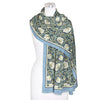 William Morris "Pimpernel" Silk Blend Shawl – Lightweight & Elegant Evening Wrap