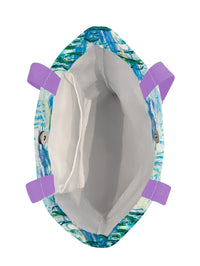 Monet Nympheas Canvas Magazine Tote – Slim Vertical Tote Bag