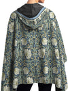 William Morris Pimpernel Reversible Rain Cape Poncho – Hooded Womens Wrap