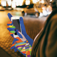 Frank Lloyd Wright March Balloons Womens Touch Screen Gloves - One Size Fits All