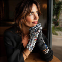 Frank Lloyd Wright Waterlilies Womens Touch Screen Gloves - One Size Fits All