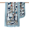 Frank Lloyd Wright Waterlilies Silk Blend Shawl – Lightweight & Elegant Evening Wrap