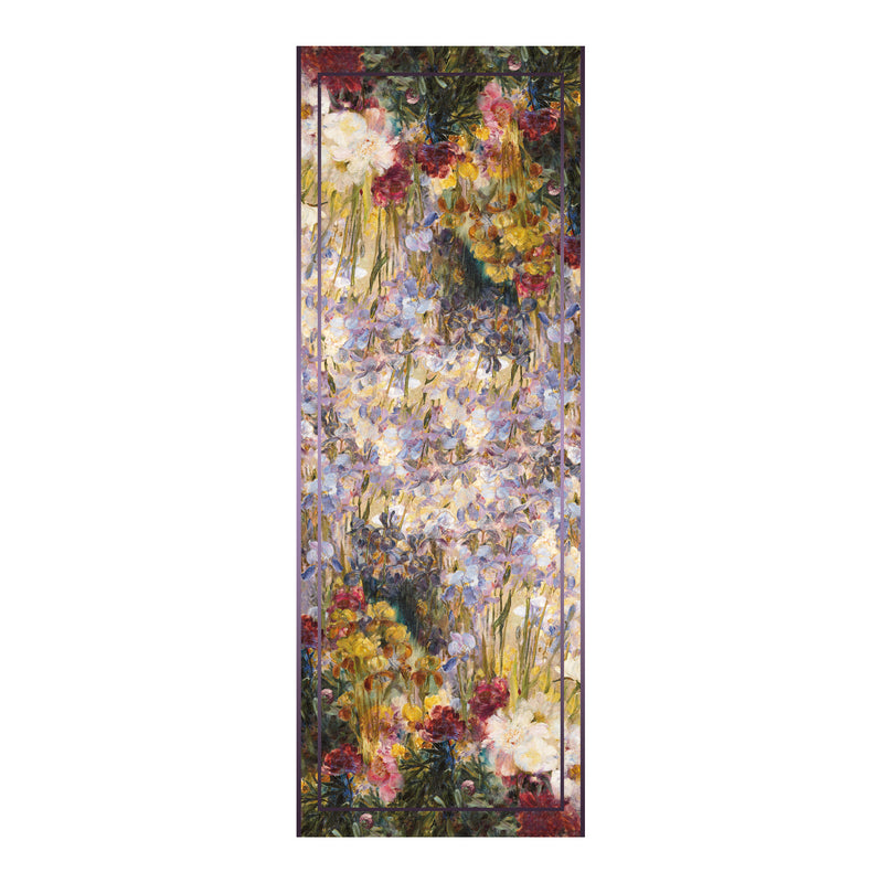 Tiffany Peonies & Iris   Silk Blend Shawl – Lightweight Dressy Wrap for Women