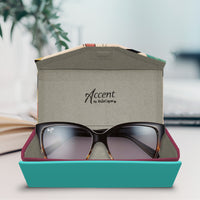 Kandinsky Circles in a Circle Folding Glasses Case – Compact & Protective