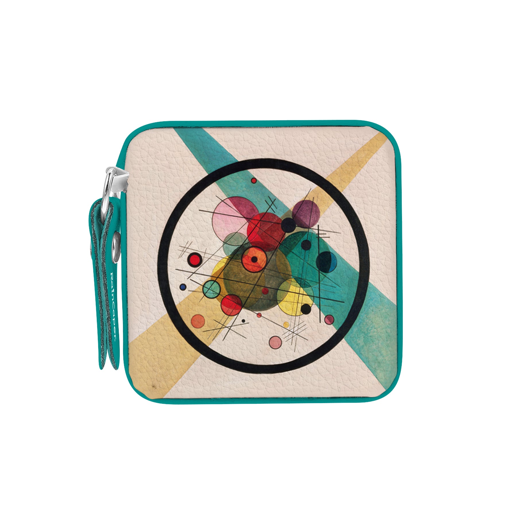 Kandinsky Circles in a Circle Compact Retractable Tape Measure – Dual-Sided, 60"/150cm