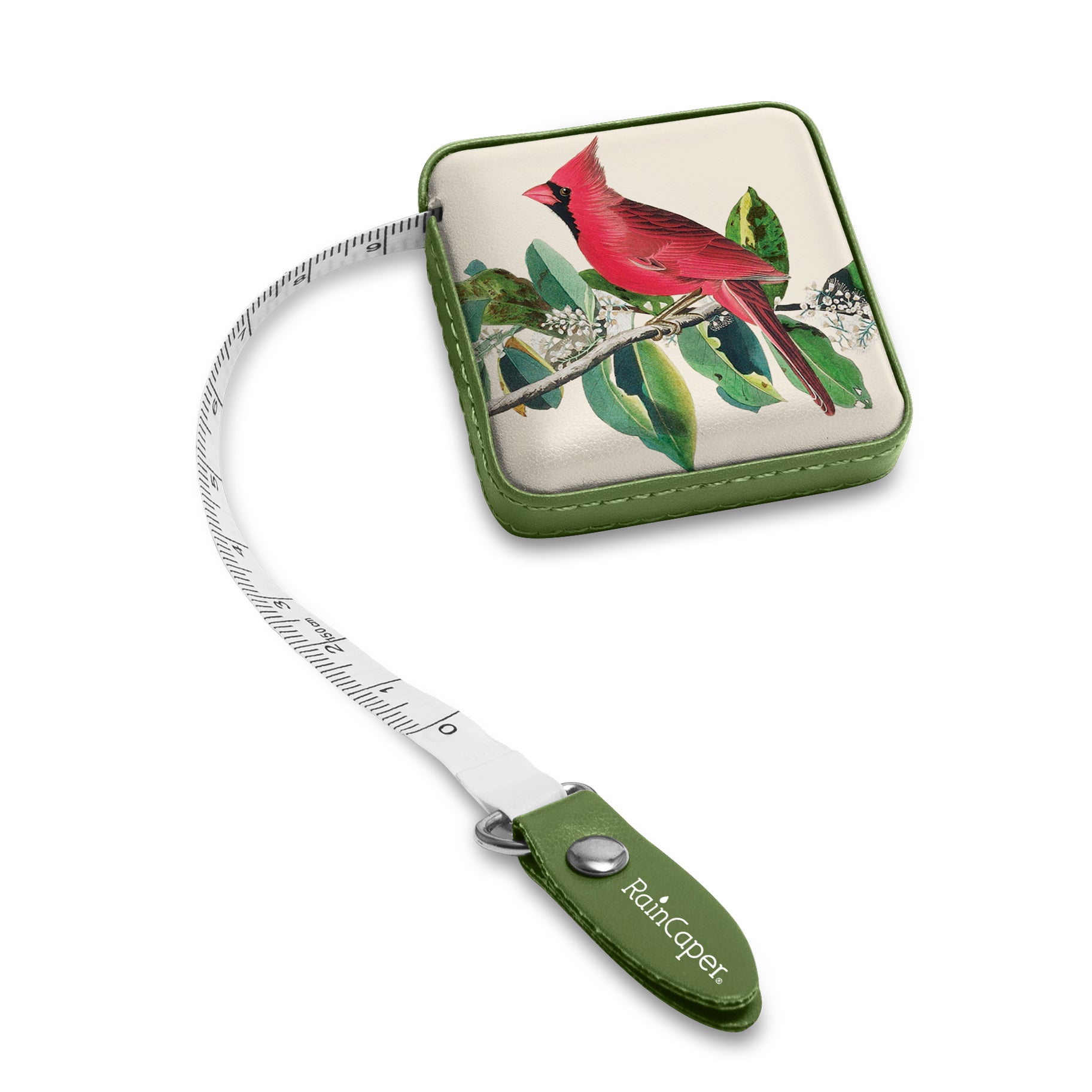 North American Wild Birds by Audubon Compact Retractable Tape Measure – Dual-Sided, 60"/150cm