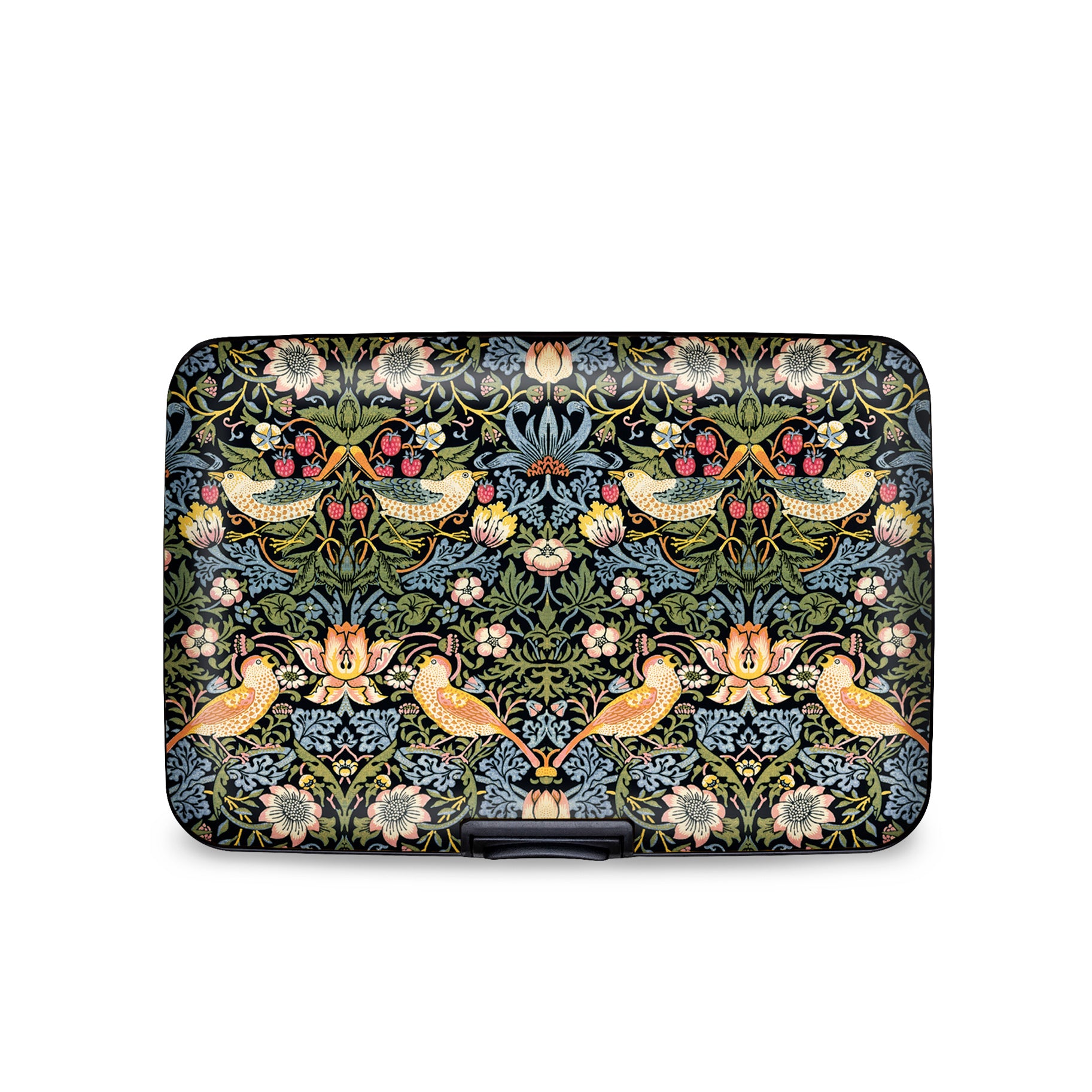 William Morris Strawberry Thief RFID Hard Travel Wallet