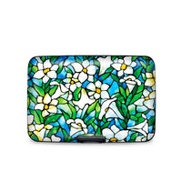 Tiffany Field of Lilies RFID Hard Travel Wallet
