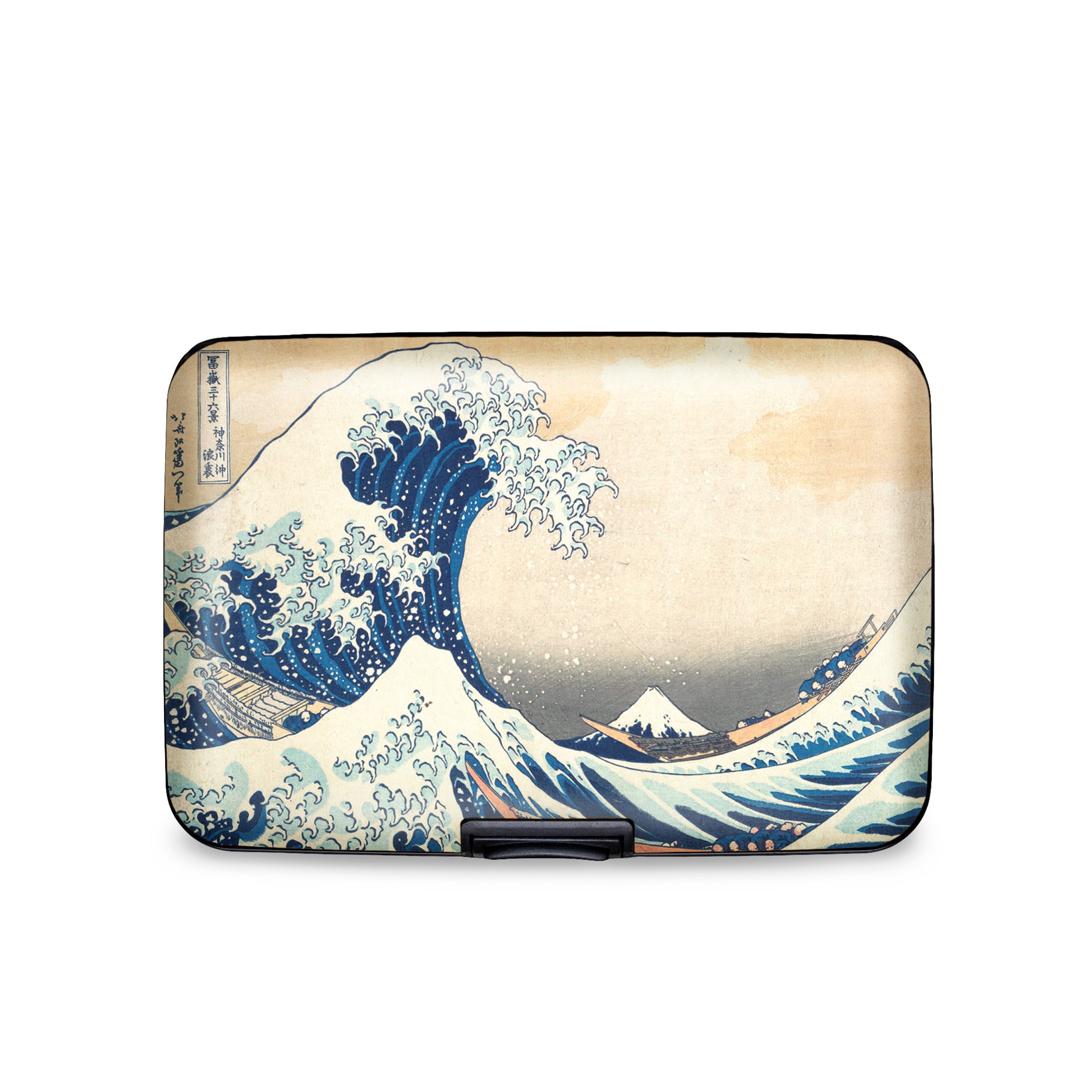 Hokusai The Great Wave RFID Hard Travel Wallet