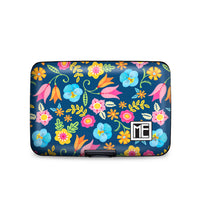 Mary Engelbreit Tropical Flower Toss RFID Hard Travel Wallet