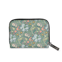 William Morris Golden Lily RFID Zipper Travel Wallet