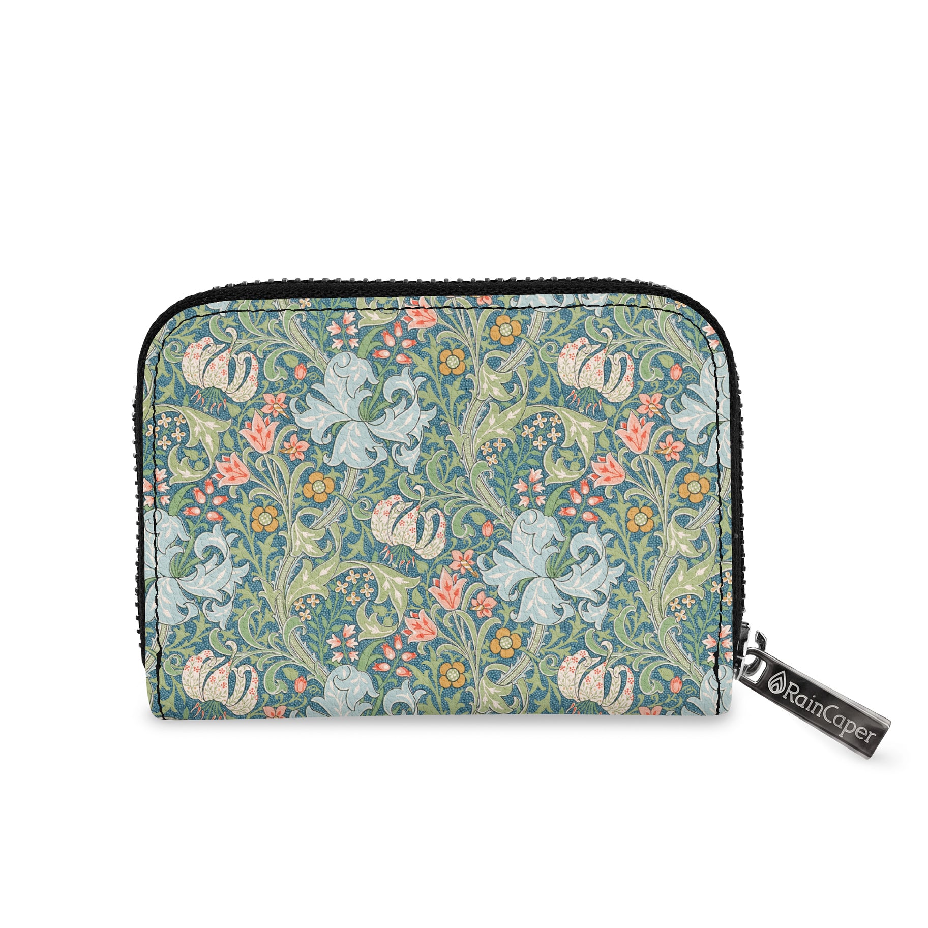 William Morris Golden Lily RFID Zipper Travel Wallet