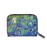 van Gogh Irises RFID Zipper Travel Wallet
