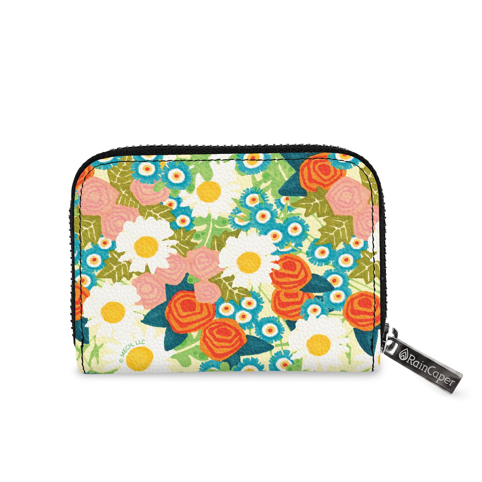 Mary Engelbreit Vintage Calico RFID Zipper Travel Wallet