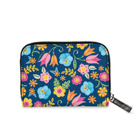 Mary Engelbreit Tropical Flower Toss RFID Zipper Travel Wallet