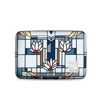 Frank Lloyd Wright Waterlilies RFID Hard Travel Wallet