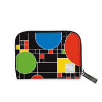 Frank Lloyd Wright Coonley Playhouse RFID Zipper Travel Wallet