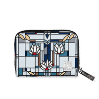 Frank Lloyd Wright Waterlilies RFID Zipper Travel Wallet