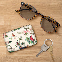 John James Audubon North American Wild Birds RFID Hard Travel Wallet