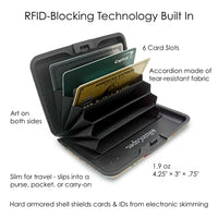 Mary Engelbreit Simple Spring Toss RFID Hard Travel Wallet