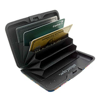 Mary Engelbreit Tropical Flower Toss RFID Hard Travel Wallet