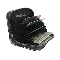 Frank Lloyd Wright Waterlilies RFID Zipper Travel Wallet
